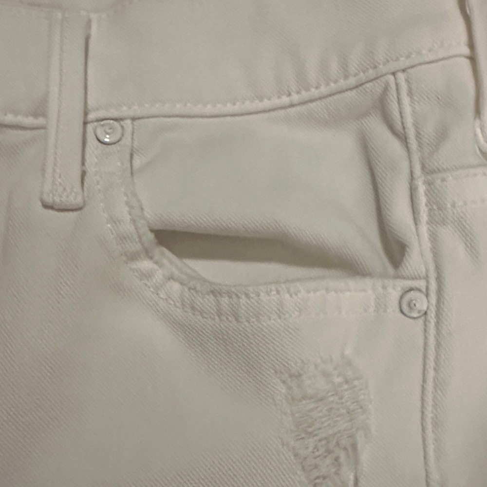 MOTHER Men's Off-White Skinny Jeans - Picture 3 of 7